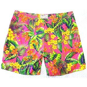 Polo Ralph Lauren Men's 38 Multicolor Floral Swim Trunks